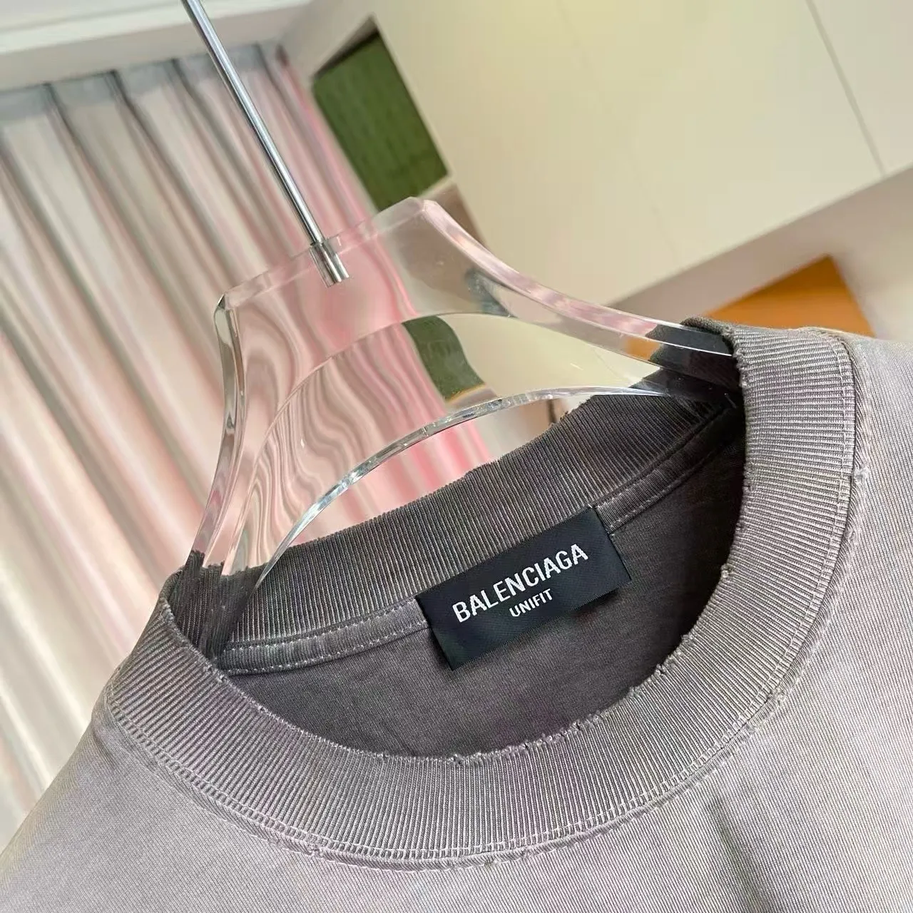 BALENCI*GA 2026 New Arrival logo 320g T Same Style Size：S M L XL XXL ：Black White Gray
